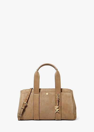 Suede Handbag