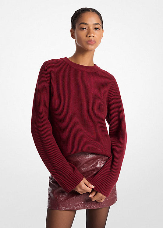 Ribbed Wool Sweater